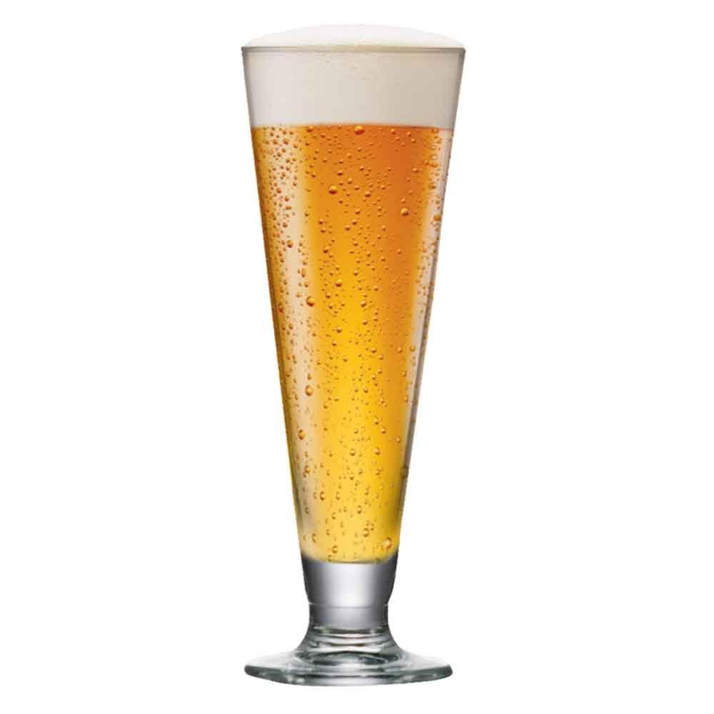 Taça de Cristal Tulipa Reta Ruvolo Para Cerveja 300ml - Home & Living