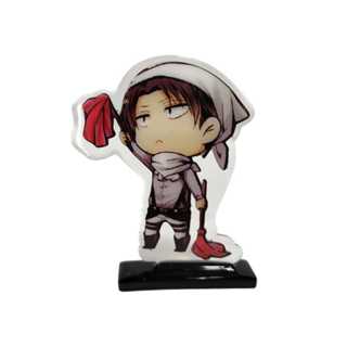 Estatueta Acrílica Levi Arckerman Anime Attack On Titan Decoração Presente em Oferta na Shopee