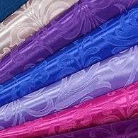 Tecido Cetim Jacquard 1,50 de Largura - Várias Cores