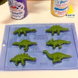 1~5 Forma Simples DINOSSAURO JURASSIC PARK em Acetato PORTO Para Chocolate e Confeitaria. P155 - N8 em Oferta na Shopee