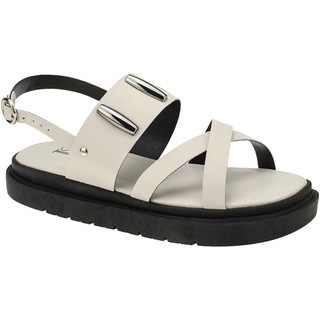 Sandalia Flatform com Fivela Enfeite Rebite Confort Super Macia Confortável 1586 em Oferta na Shopee