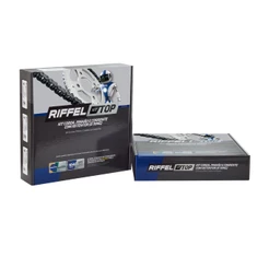 Kit Relação Transmissão Riffel Top 43x14 Aço 1045 Honda Fan 125 2009 2010 11 2012 2013 Com Retentor