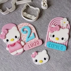 Cortador Kit Hello Kitty – 3 Tamanhos