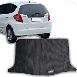 Tapete Porta Malas Fit 2009 2010 2011 12 13 2014 Premium Linha Exclusiva Sob Medida Preto