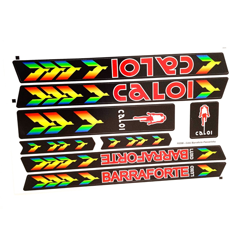 Adesivos Caloi Barra Forte (LUXO) em Oferta na Shopee