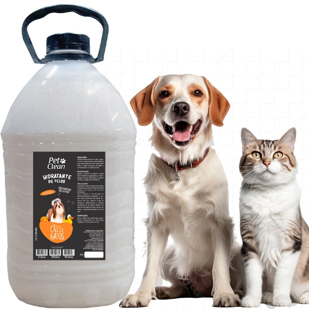 Creme Hidratante Pet Clean 5L Profissional Para Cachorro e Gato em Oferta na Shopee