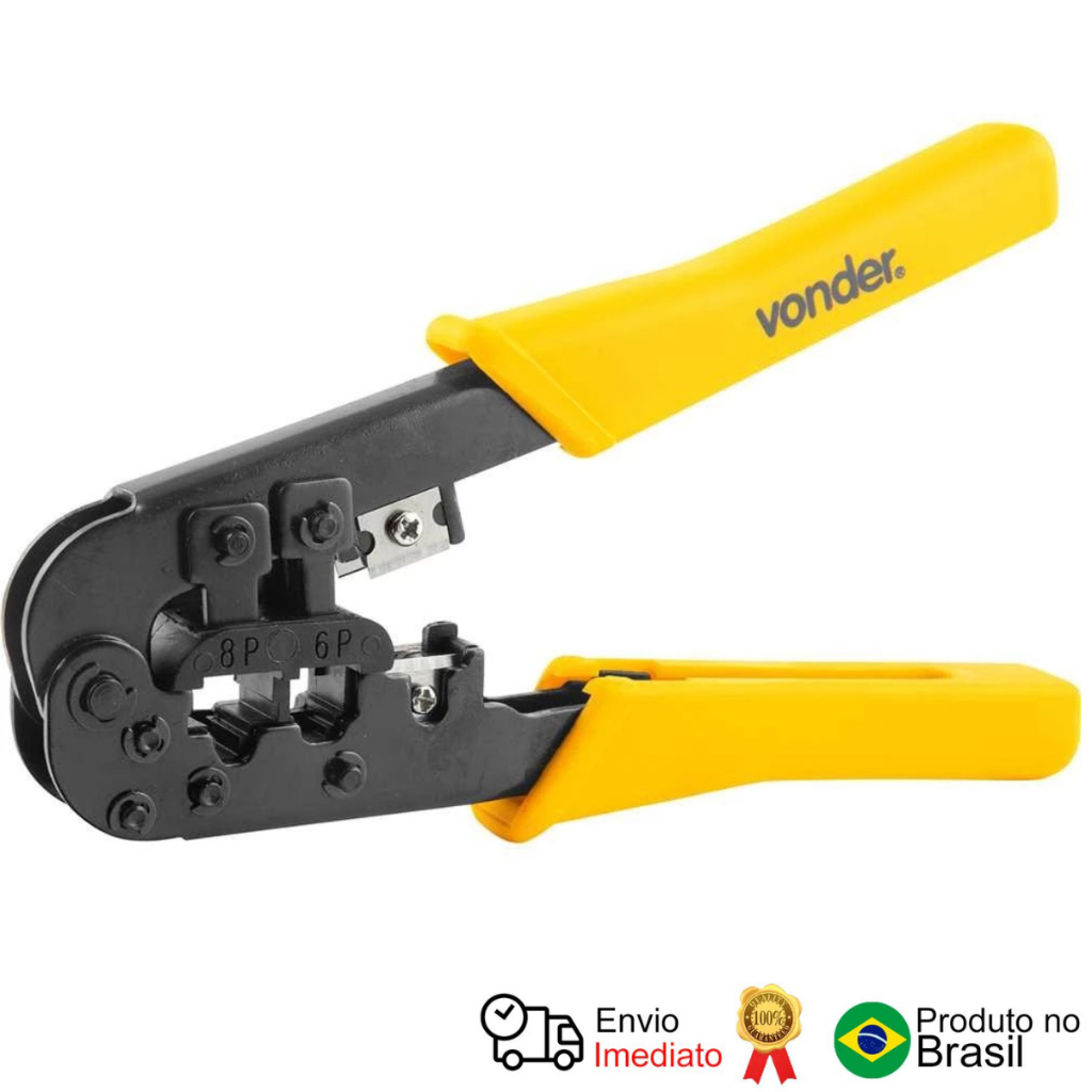 Alicate Crimpador Com Acessórios 26 Peças Vonder em Oferta na Shopee