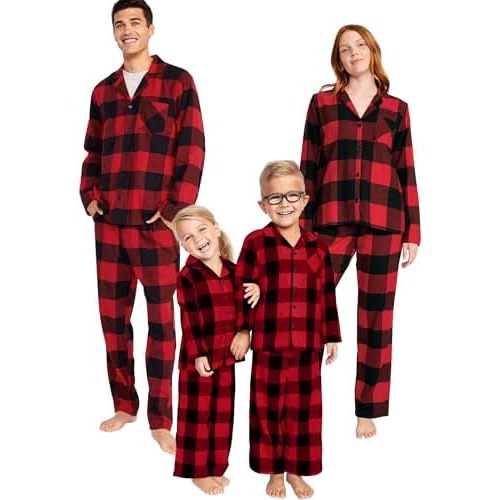 Pijama Longo Frio Peluciado Xadrez VERMELHO PRETO Botão AMERICANO NATAL ROUPA DORMIR CONFORTAVEL CAMISA CALCA ROUPA TERM