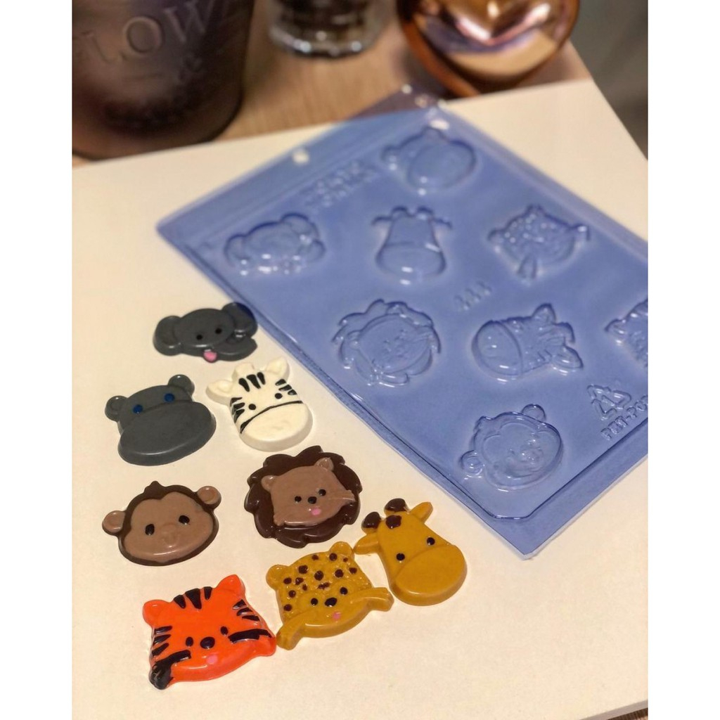 1~5 Forma Simples Porto Acetato ANIMAIS SAFARI - CÓD p444 (N7)// em Oferta na Shopee