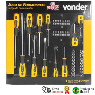 Jogo De Ferramentas Com 49 Peças Vonder em Oferta na Shopee