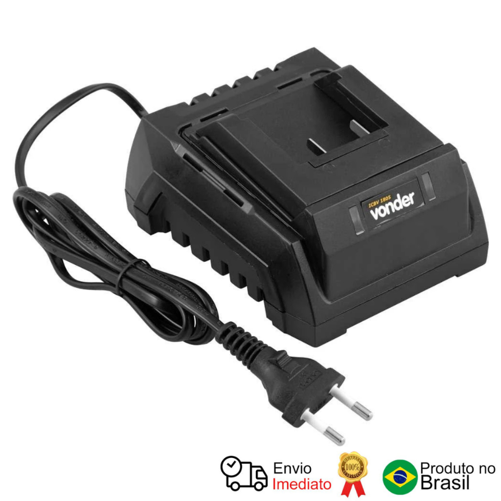 Carregador De Bateria 18V Convencional Icbv 1805 Vonder em Oferta na Shopee