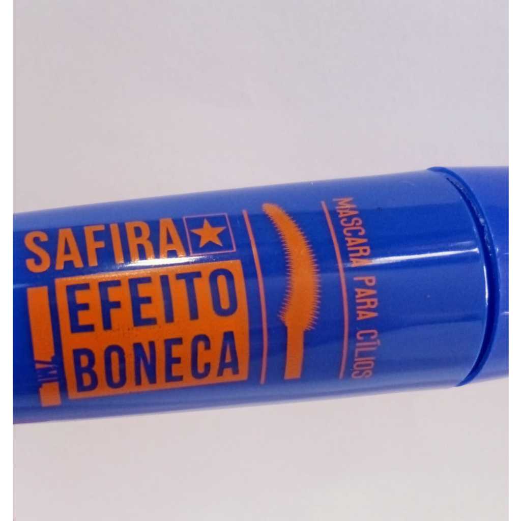 Máscara para Cílios Efeito Boneca  Bastão, Safira, 7g em Oferta na Shopee