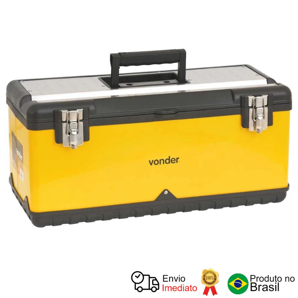 Caixa Ferramentas Metálica 590x285x270 Cmv 0590 Vonder