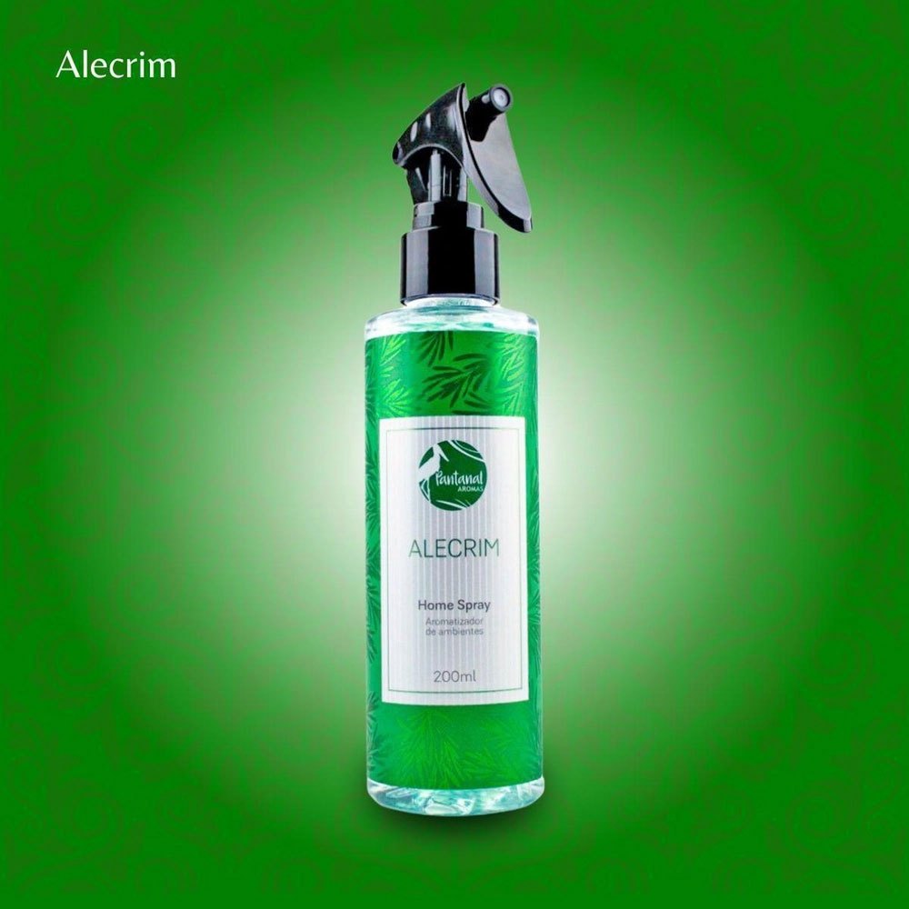 PERFUME PARA AMBIENTE PANTANOL AROMAS HOME SPRAY ESSÊNCIA DE ALECRIM 200ML