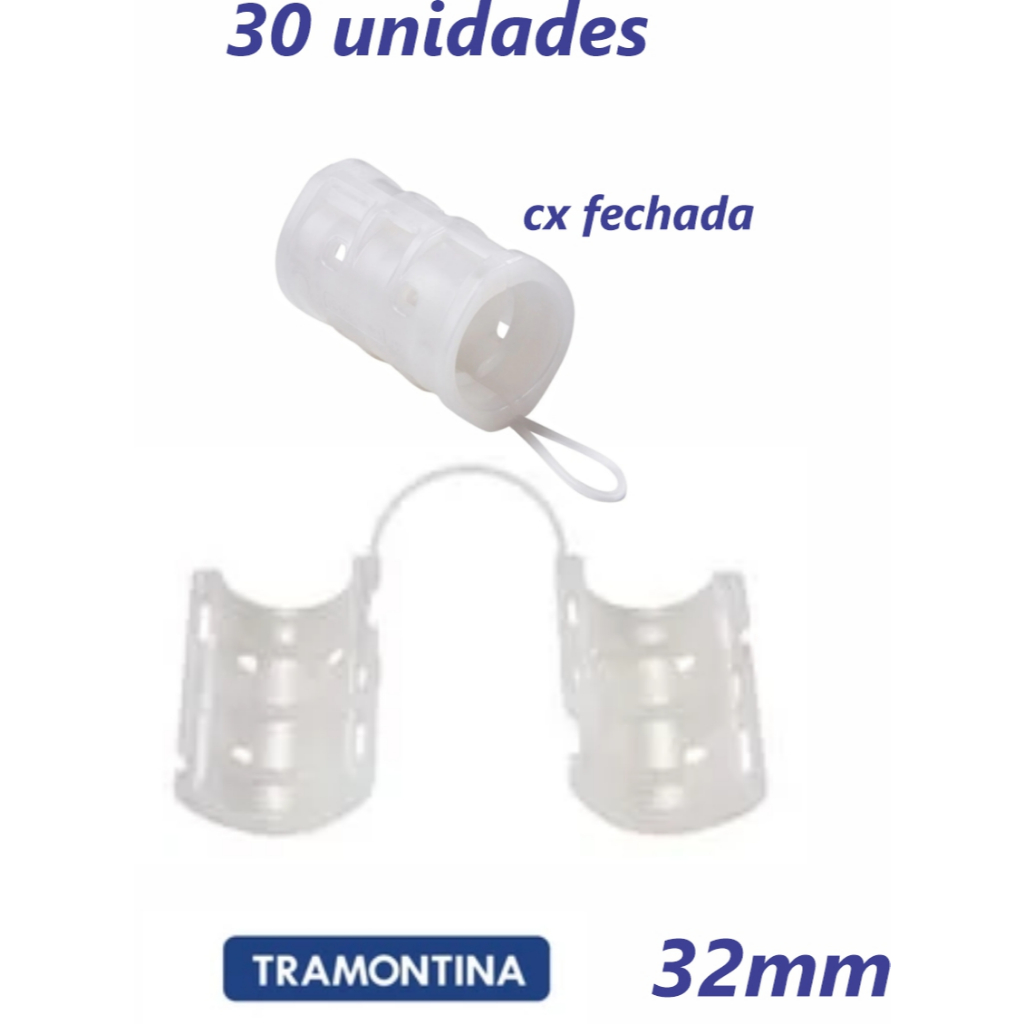 Luva para Conduite Corrugado 1 polegada 32mm a melhor - 30 Unidades (cx fechada)