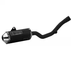 Escapamento Honda Xre 300 Ano 2009 a 2023 Mini Tri Oval F1 Fortuna Cromado-Preto fabricação