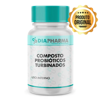 Composto Probióticos Turbinados 60 Cápsulas