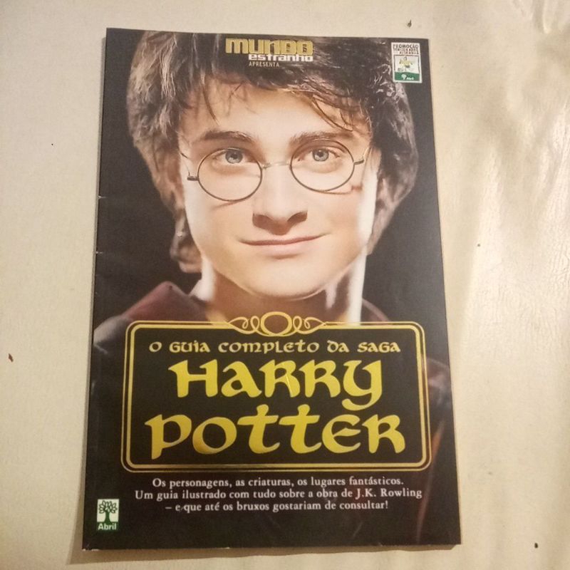 revista mundo estranho o guia completo da saga Harry Potter edição especial