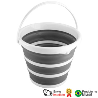 Balde Dobrável Retrátil 10 Litros Vonder em Oferta na Shopee