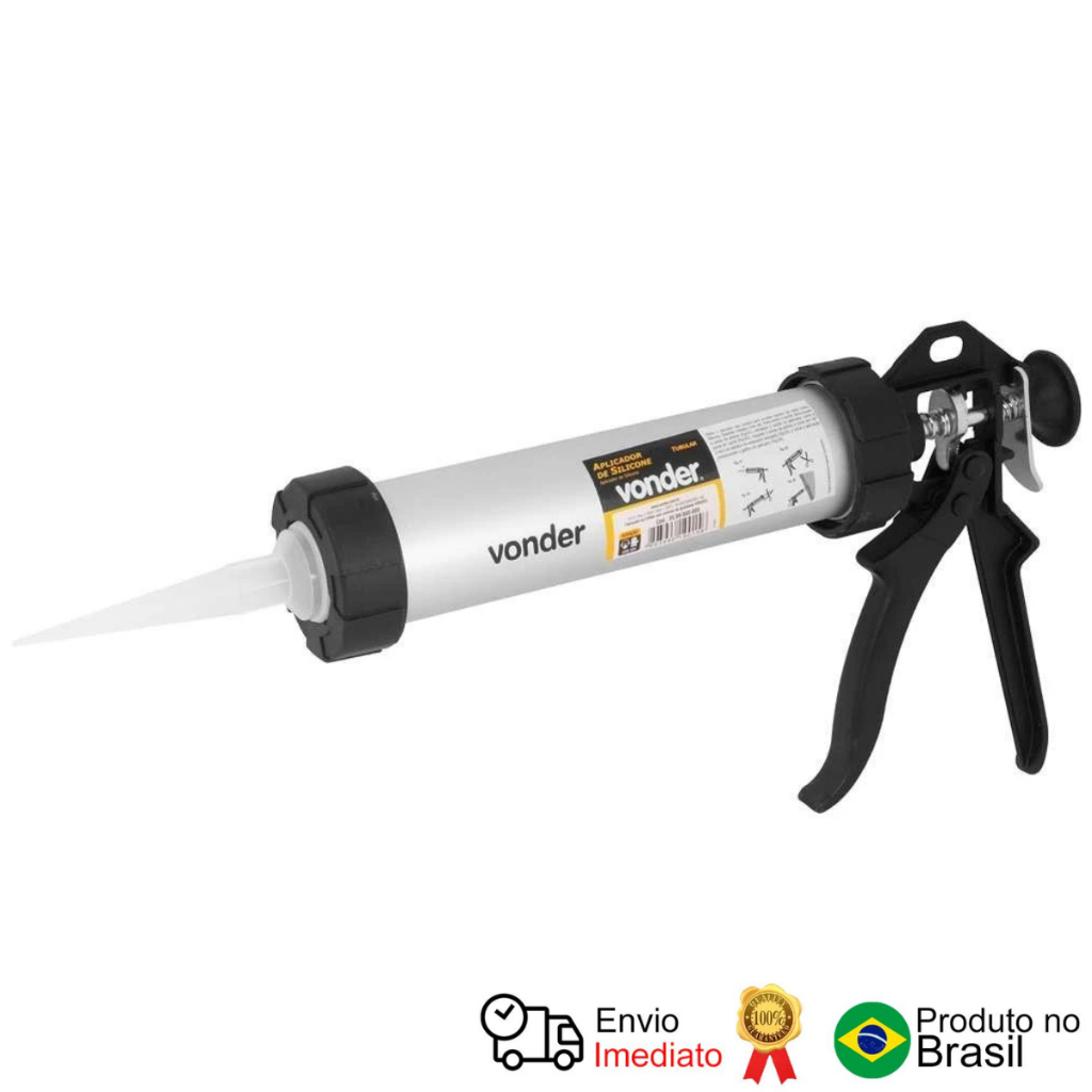 Aplicador Tubular Silicone 400 Ml Vonder em Oferta na Shopee