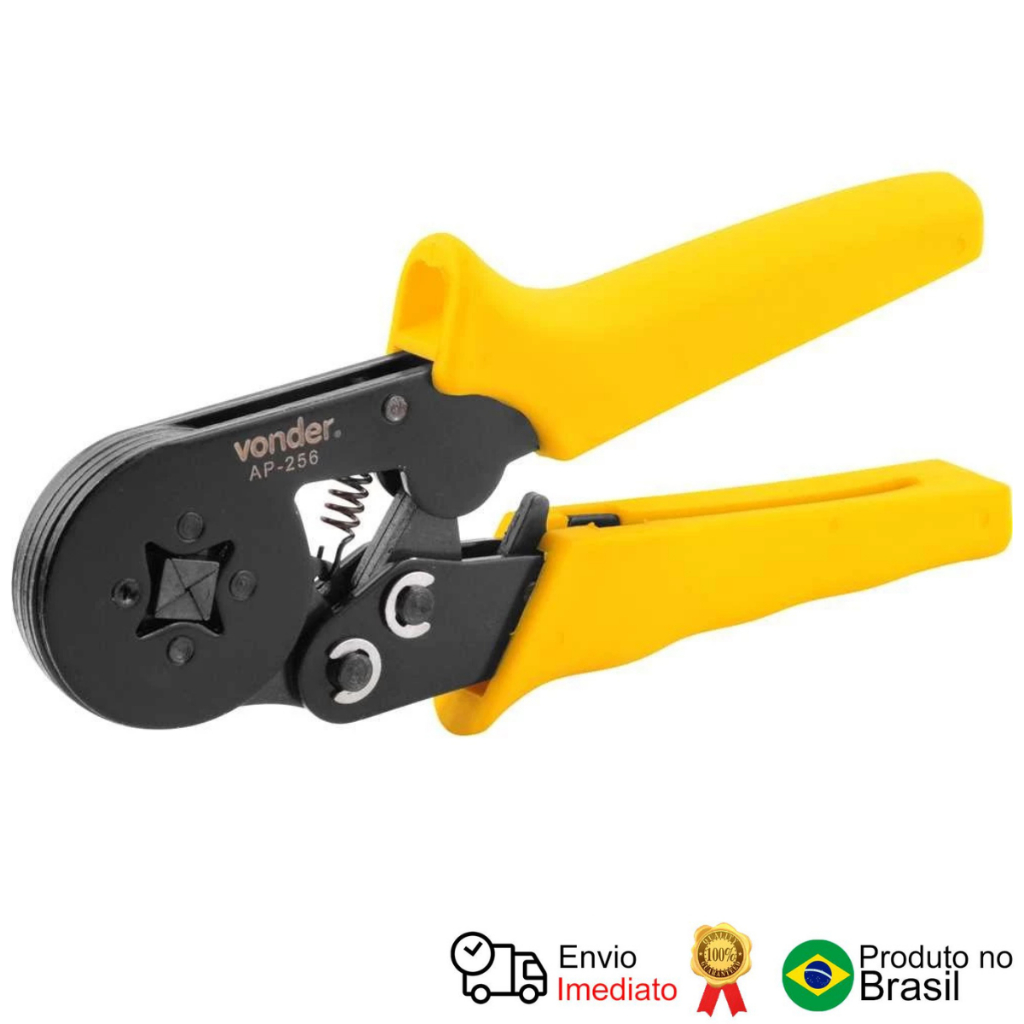 Alicate Prensa Terminais Tubular 0,25 A 6,0 Mm2 Ap256 Vonder em Oferta na Shopee