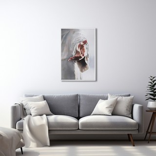 Quadro Decorativo Religioso A Mão de Deus com Moldura Sala Quarto Escritorio em Oferta na Shopee