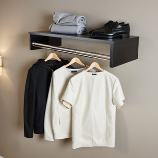 Cabideiro De parede Para Roupas Arara Closet 60 Cm
