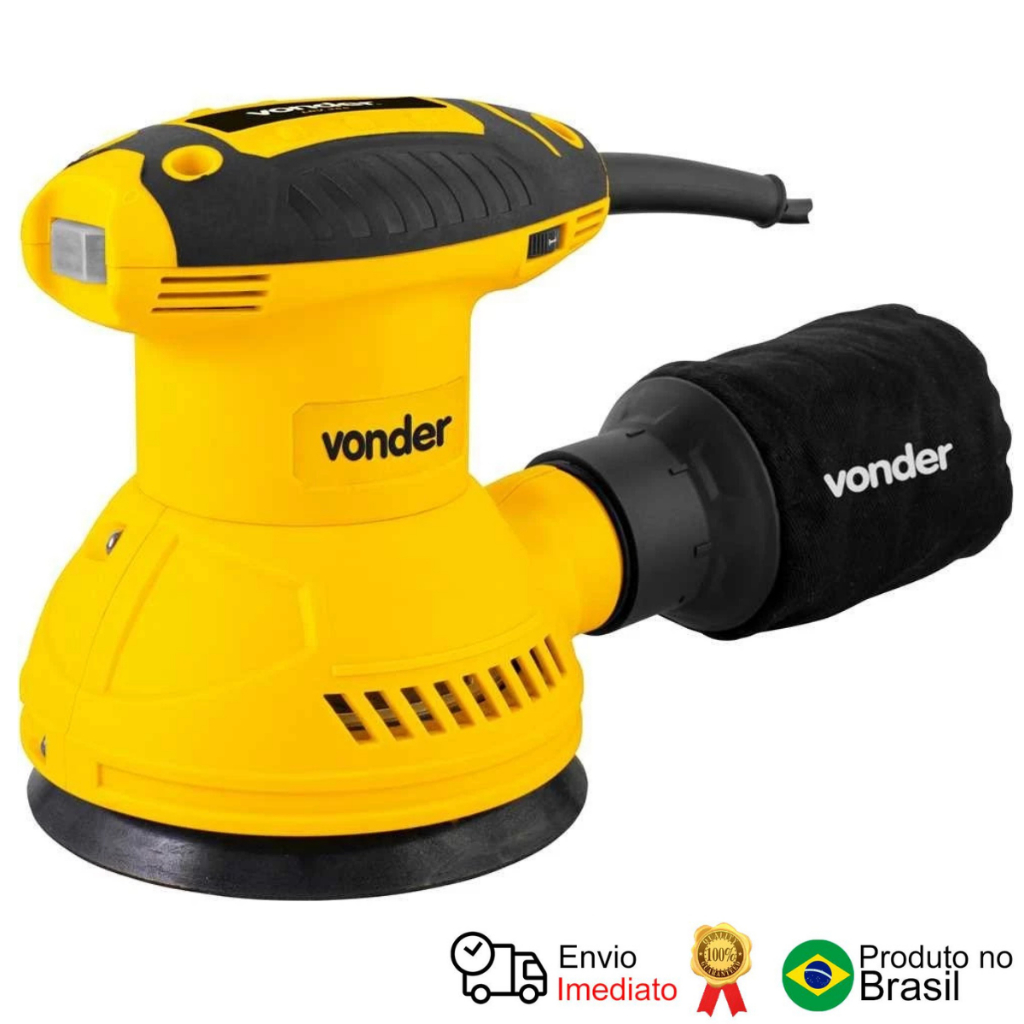 Lixadeira Roto-Orbital 5' Lrv 355 220V Vonder em Oferta na Shopee