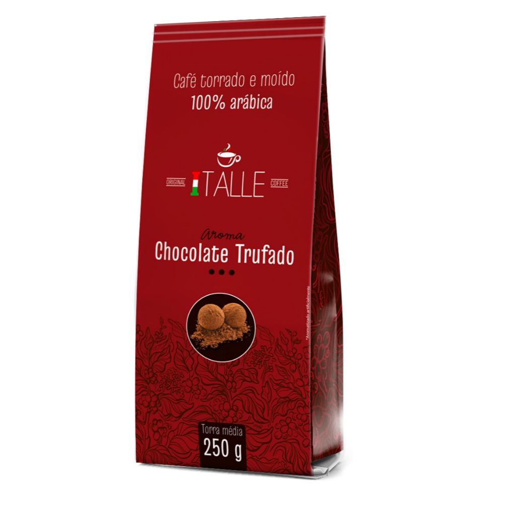 Café Torrado E Moído Aromatizado Chocolate Trufado 250g em Oferta na Shopee