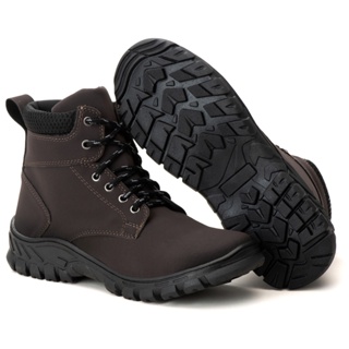 Bota Masculino Adventure Cater trabalho Sola Borracha em Oferta na Shopee