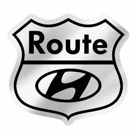 Kit 02 Adesivos Resinados 3D Emblema Cromado Route Modelo 3166 Alto Relevo