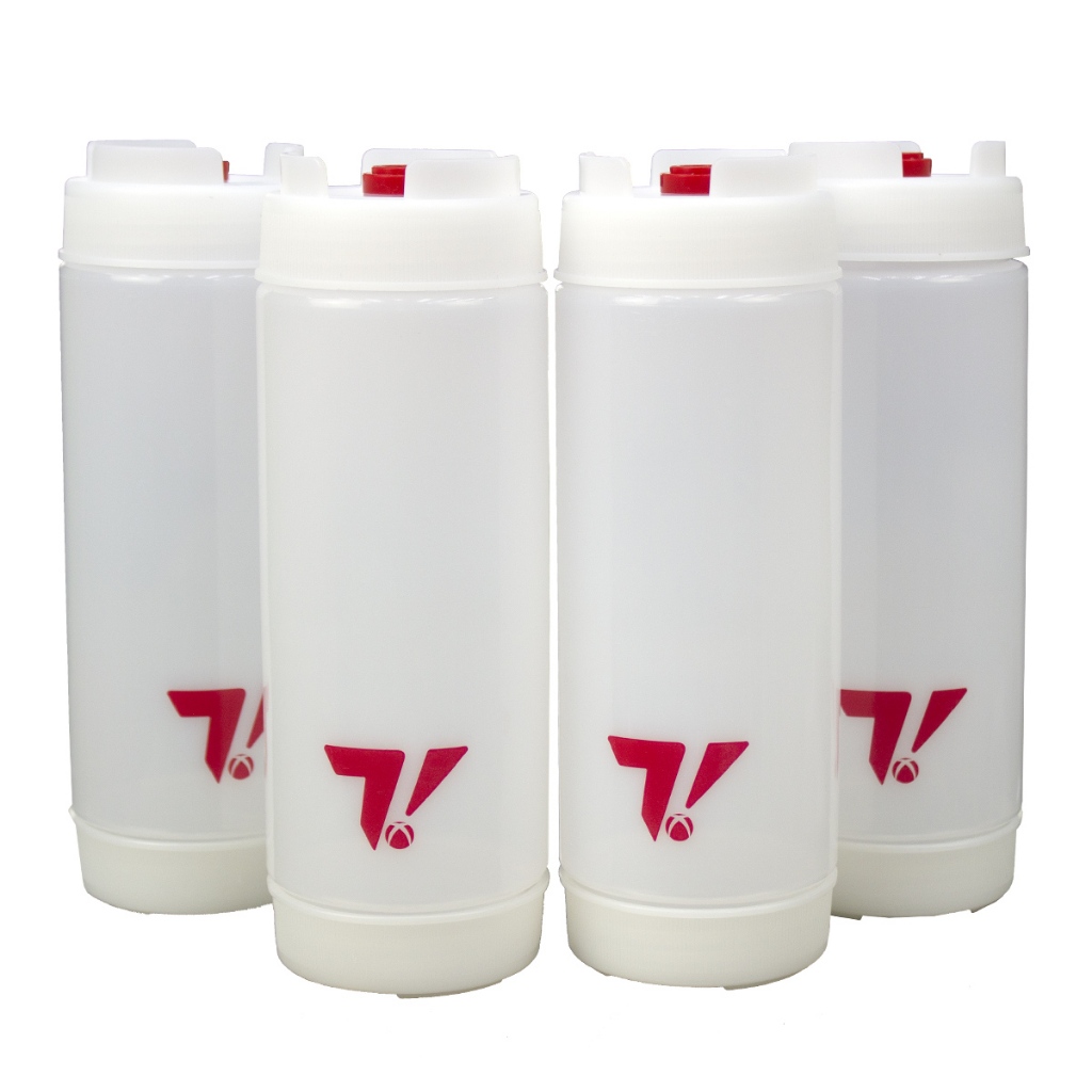 BISNAGAS RED PARA MOLHO INVERTIDA FIFO 590ML GOURMET KIT 4