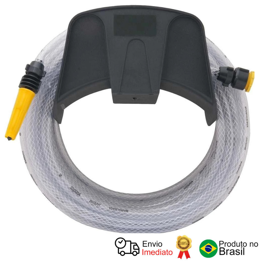 Mangueira Jardim Trançada Transparente 20 M Suporte Vonder em Oferta na Shopee