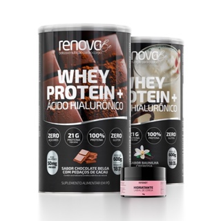 2 Potes Wheyprotein com Ácido Hialurônico - Renova Be em Oferta na Shopee