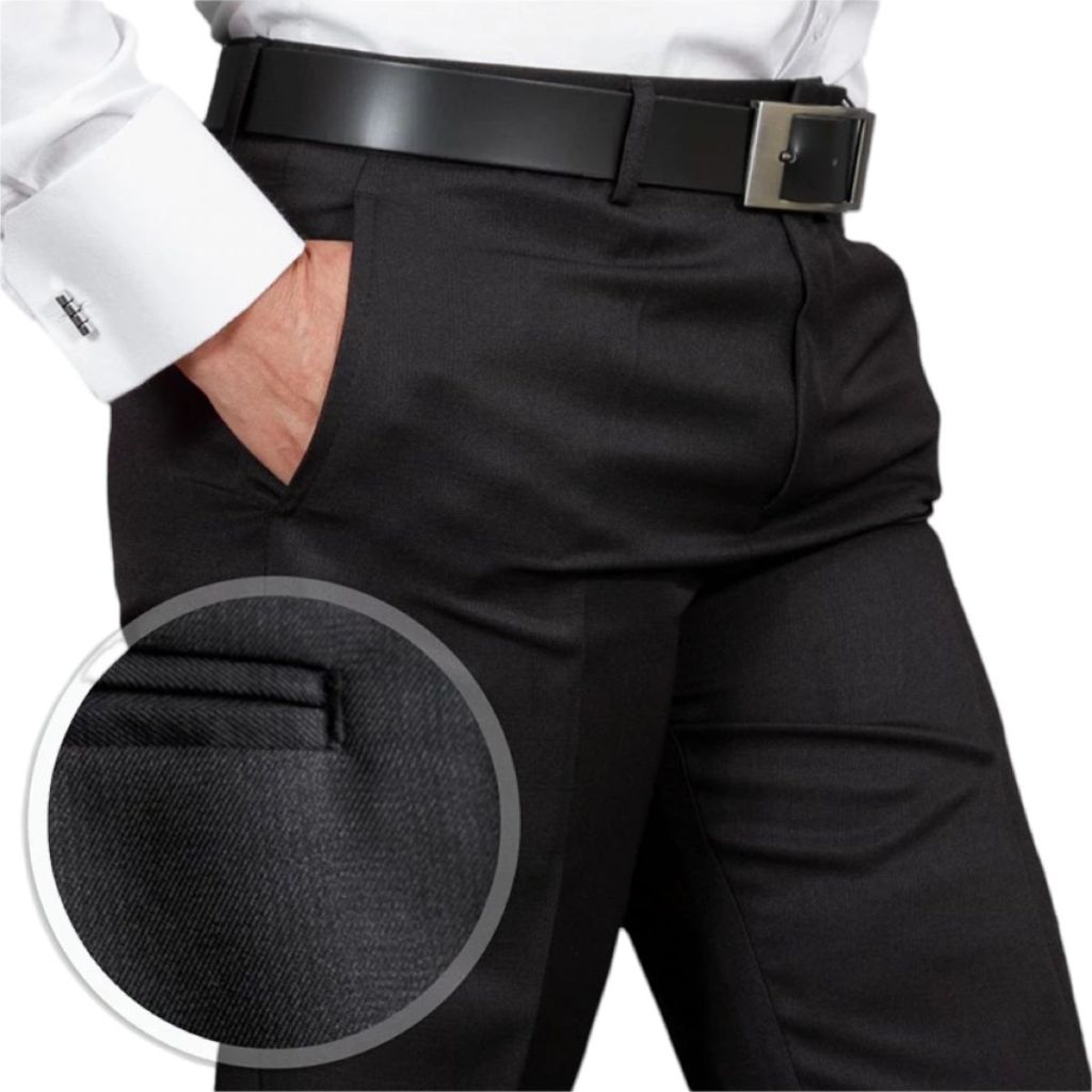 Calça Social Slim Masculina de Luxo - Envio Imediato em Oferta na Shopee