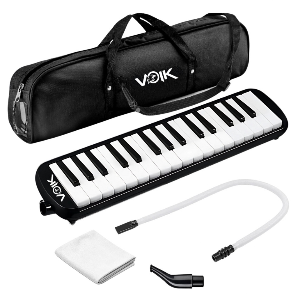 Escaleta 32 Teclas Voik Com Bag + Bocal + Tubo De Sopro em Oferta na Shopee