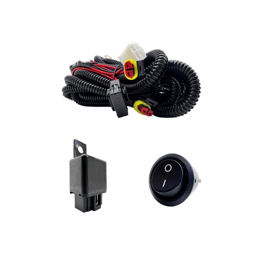 Chicote Universal Farol De Milha Neblina Conector H1