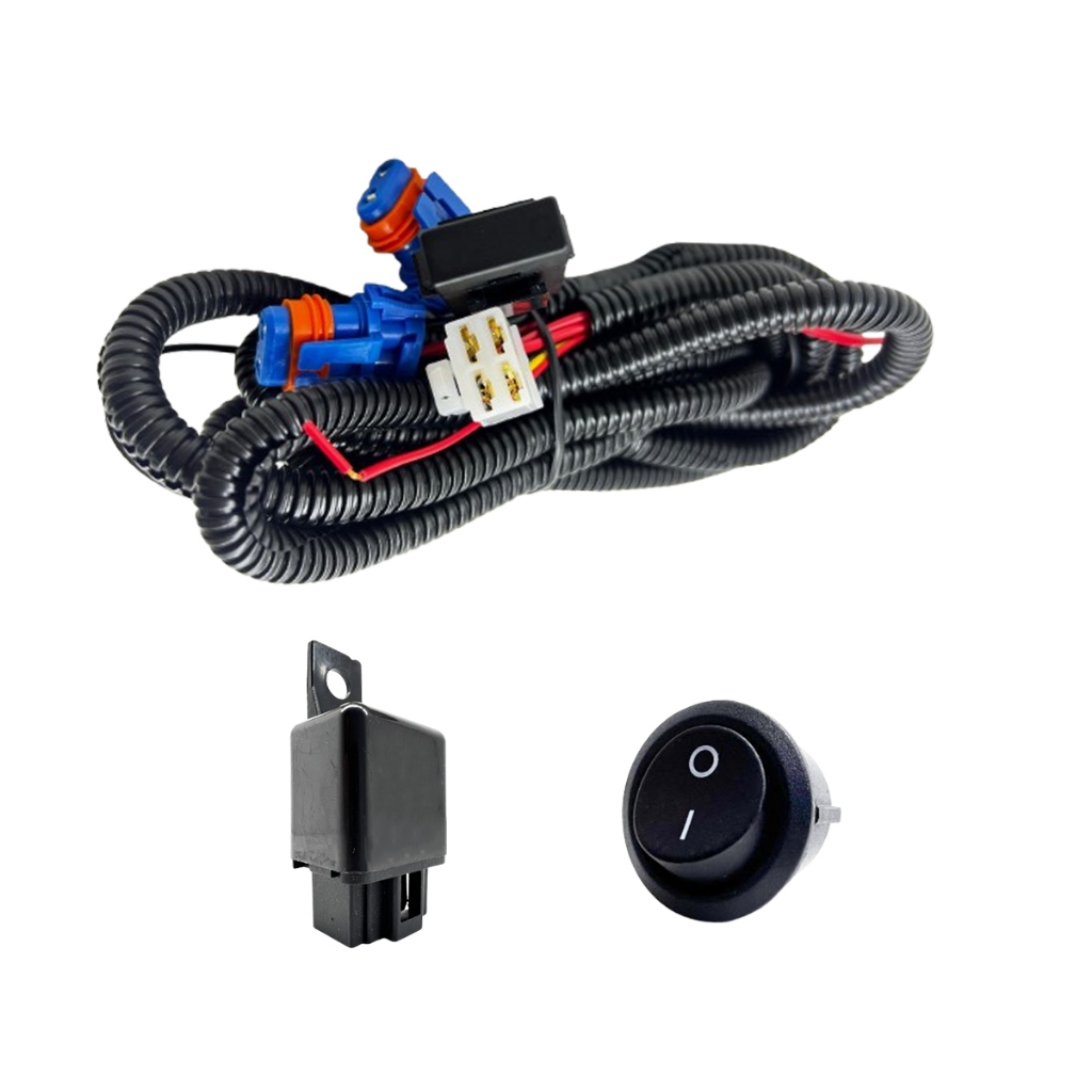 Chicote Universal Farol De Milha Neblina Conector HB4 em Oferta na Shopee