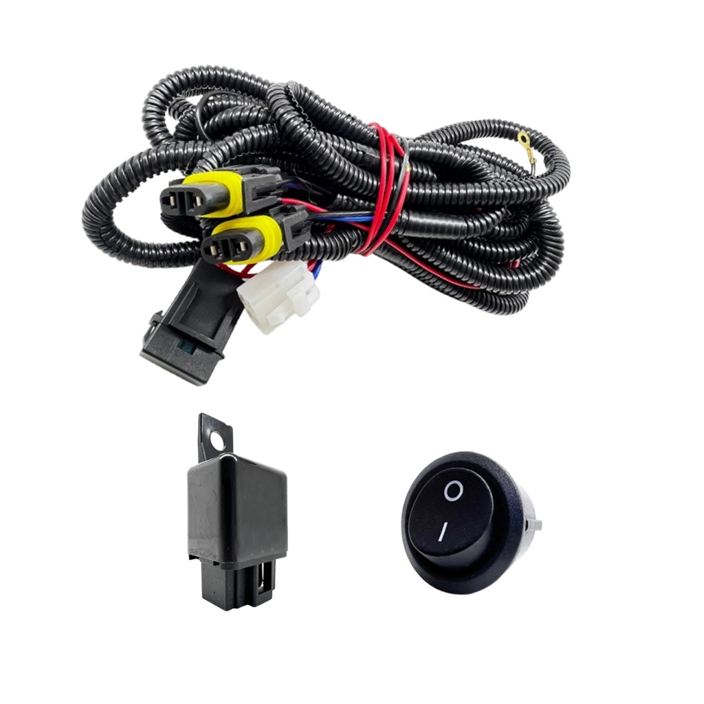 Chicote Universal Farol De Milha Neblina Conector H11 em Oferta na Shopee