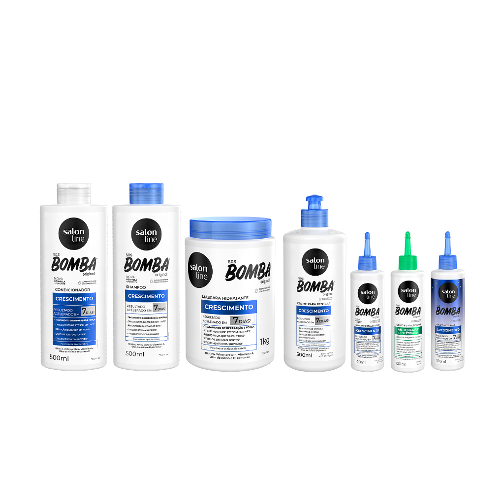 Kit Cuidados Completos para Crescimento dos Fios