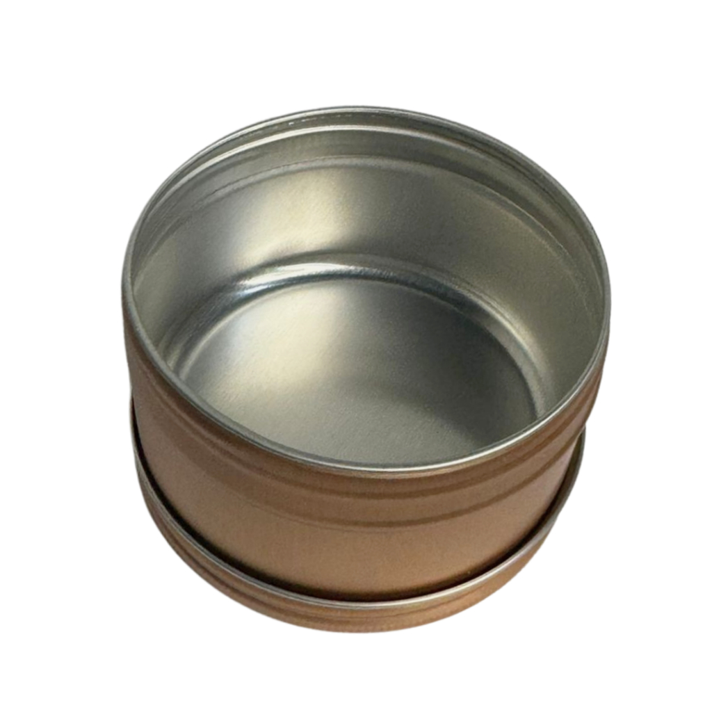 1 un Pote Vazio 100ml Alumínio com Tampa Cor Cobre Bom Velas Para Creme; Guardar Objetos; Temperos; Esfoliante; Velas
