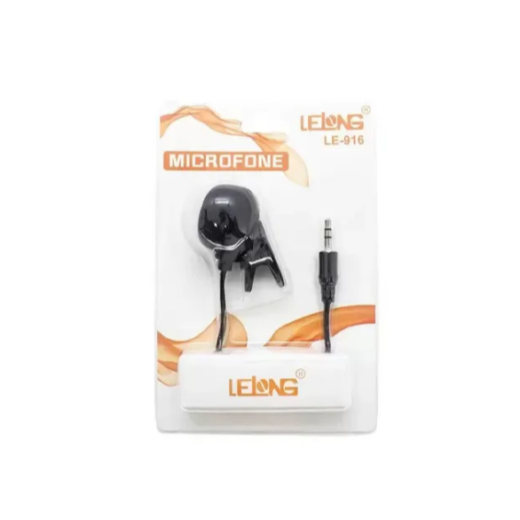 MICROFONE DE LAPELA C/FIO LE916