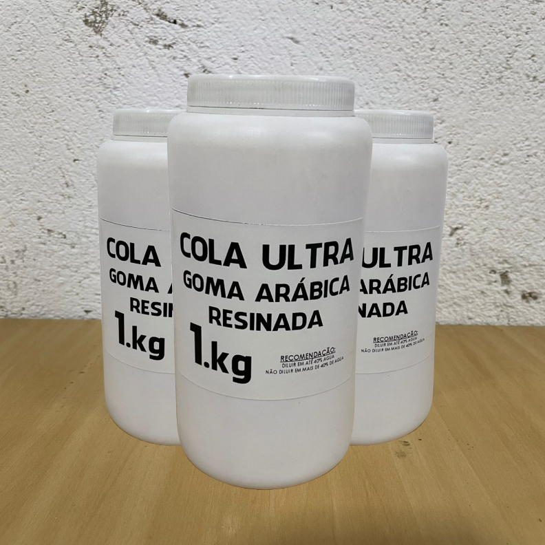 Cola Ultra Goma Arábica Resinada - 1kg - Cola para linha de Pipa em Oferta na Shopee
