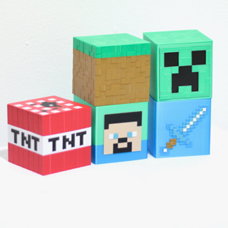 Kit Bloco Caixa com Tampa Minecraft Organizadora Lembrancinha Personalizado em Oferta na Shopee