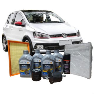 Kit Troca de Óleo e Filtros 5w40 Sintético Volkswagen Fox 1.0 2010 A 2018 em Oferta na Shopee