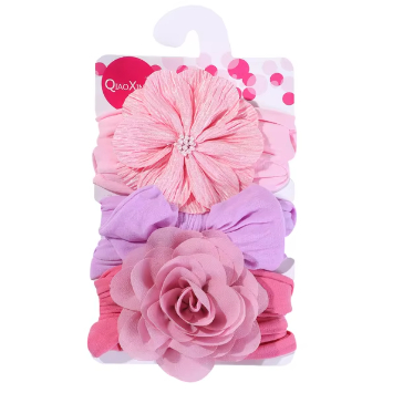 Headband de nylon elástico para o bebê recém-nascido, headband cor sólida, grande headband floral, acessórios para o cab