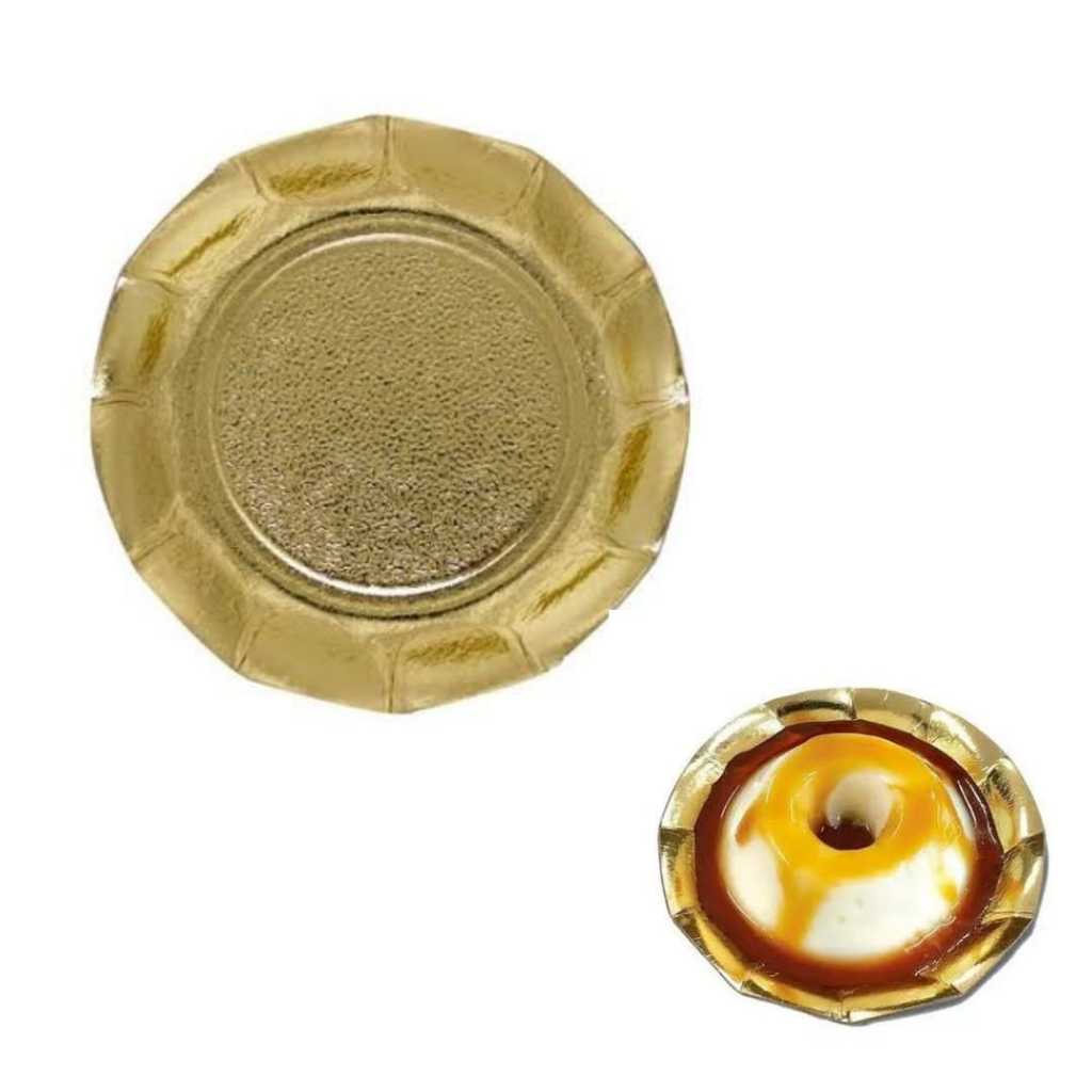 Base Pudim Pratinho Laminado Mini Cake Board C/ Borda 100un