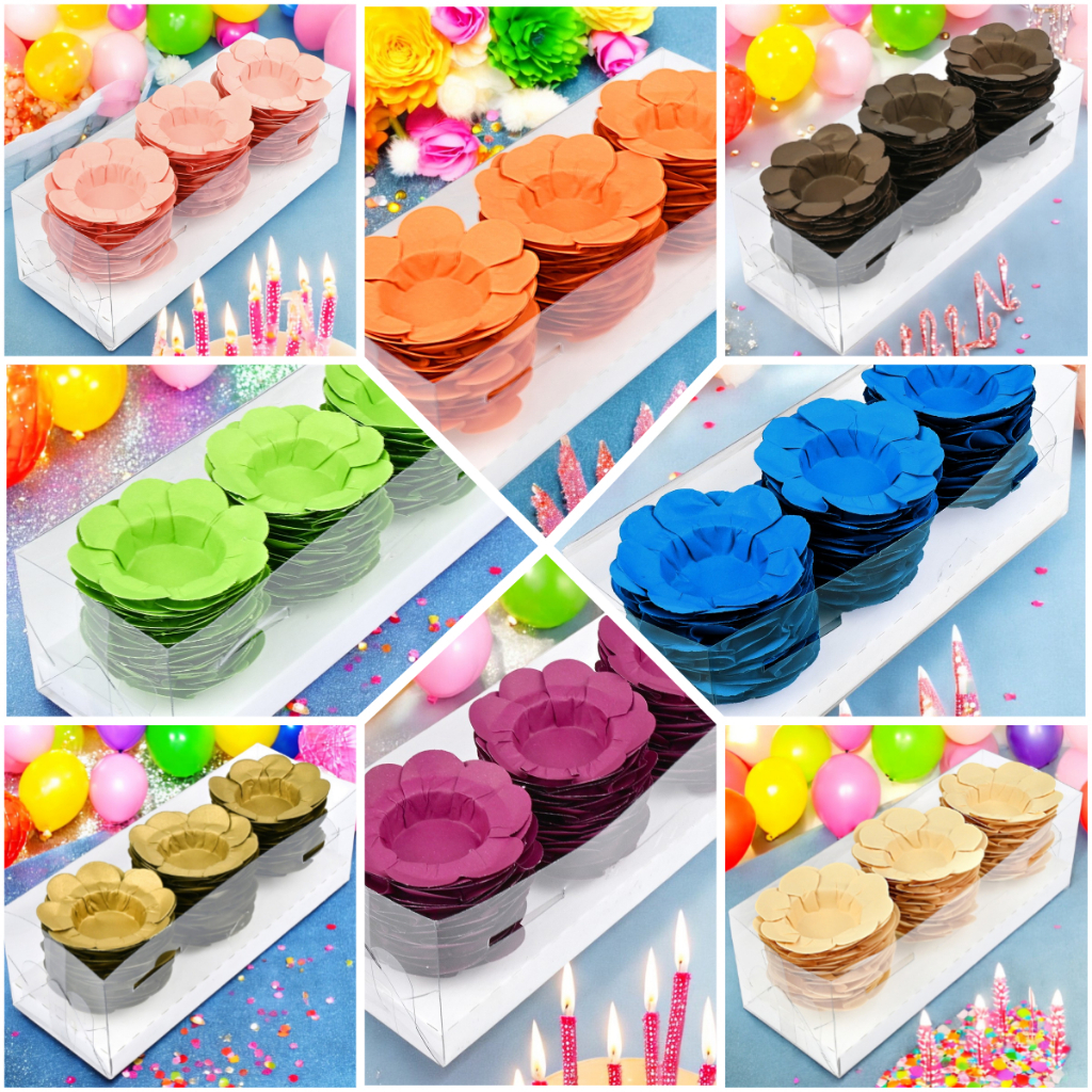 50 Forminhas Para Doces Finos Flor Margarida Festa Casamento em Oferta na Shopee
