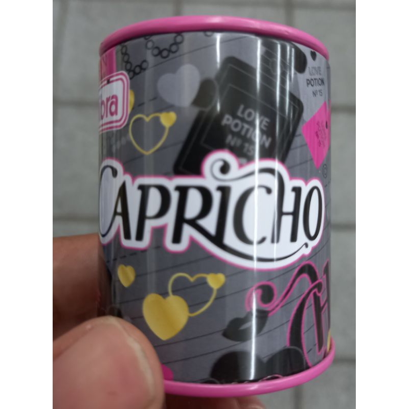 Apontador de Lata Capricho - Antigo vintage raro anos 2000