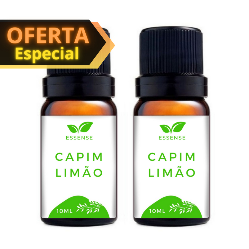 2 Essências Capim Limão 10ml Hidrossolúvel Aromatizador Difusor Umidificador Base Água Aromaterapia
